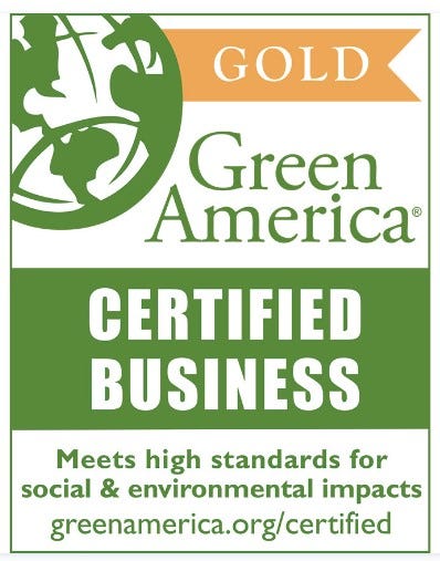 Green America Certified Business Gold Partner